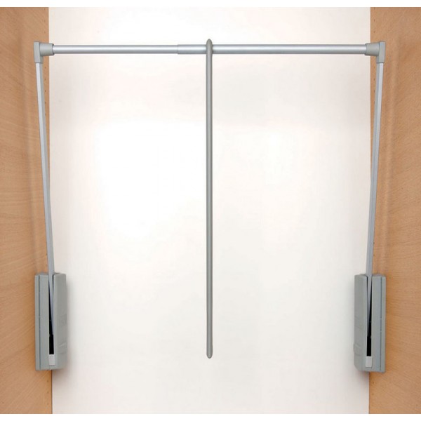 Appendiabiti saliscendi per armadio 44 - 61 cm servetto originale 2004 grigio