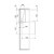 Appendiabiti saliscendi per armadio 44 - 61 cm servetto originale 2004 grigio