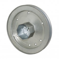 Puleggia per argano d. 190mm ferro zincato