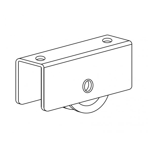 Scorribase std - scorrevole inferiore nylon d.30mm