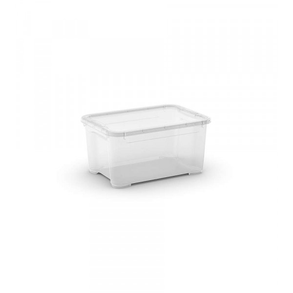 Contenitore T box XS 26,50x38x19 cm trasparente Kis 8651