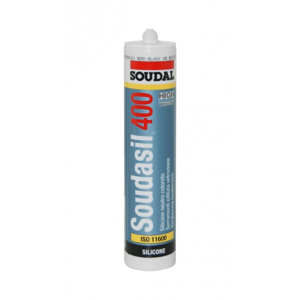 Soudasil 400 silicone neutro nero 310 ml