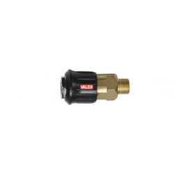 Rubinetto rapido raccordo 1/4m 2pz