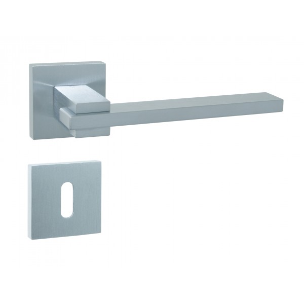 Man. denise r/b quadre 45x45 cromo satinato