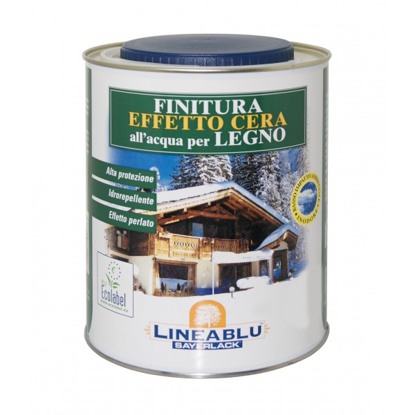 Finitura acqua cera trasparente esterno lt 2,5