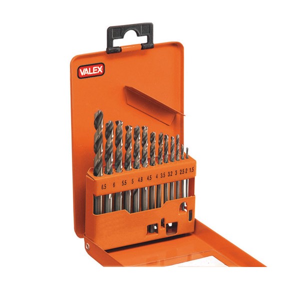 Set punte hss-cobalto d 1,5-6,5 l 49-104 mm (13pz)