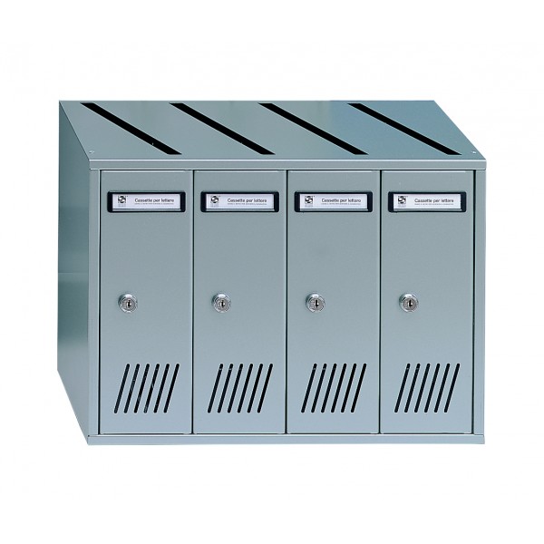 Cas.post.vertic.4 posti silver