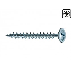 Spax - vite truciolare tb pz2 3,5x25 zinc. bianco