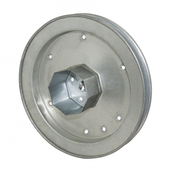 Puleggia per argano d. 210mm ferro zincato