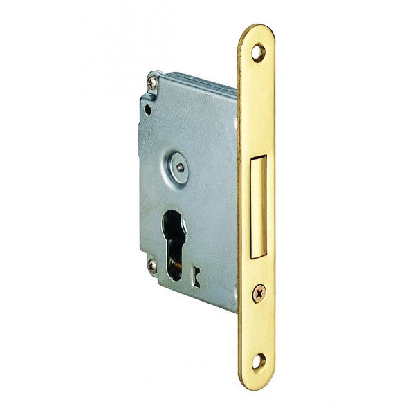 Serratura yale s/sicurezza oro luc. rev. e.50