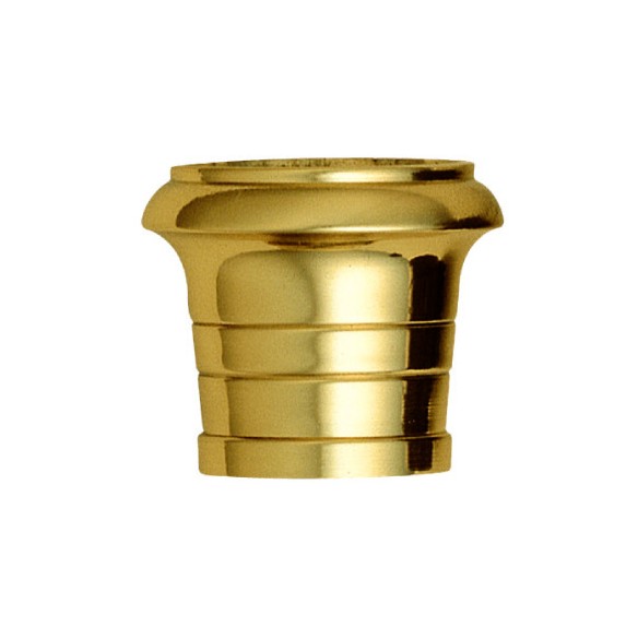 Puntale tondo gambe d. 23 h. 26 mm oro