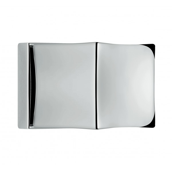 Pomolo square azion. accop. r/b 52x52 mm cromo