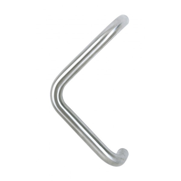 Maniglione acc. zancato int. 300 inox sat. (f69)