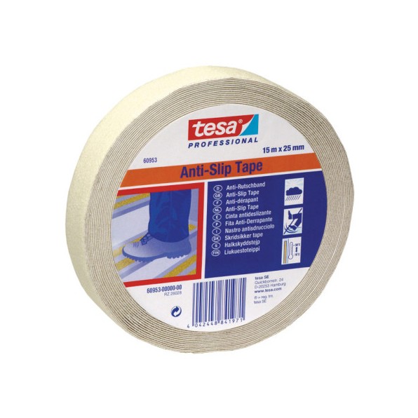 Nastro antisdrucciolo fluorescente mu84 15x25