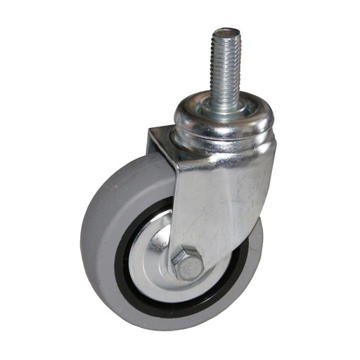 Ruota gomma d. 50 m10x25 c/parafilo grigio