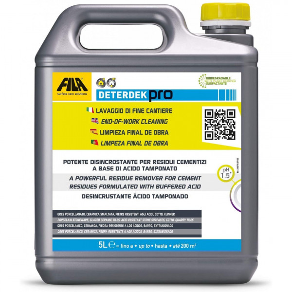 Deterdek detergente disincrostante acido 5lt