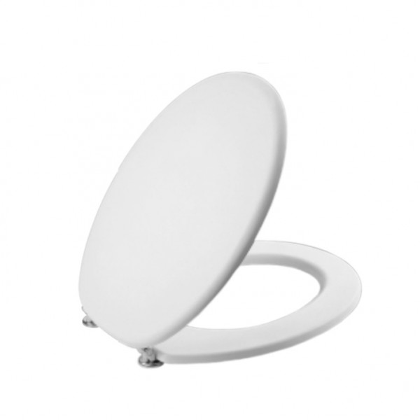 Sedile wc p01 universale legno poliesterebianco