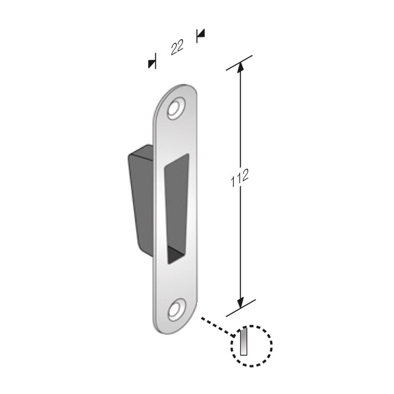 Incontro s/996 oro luc. rev. 22x112mm