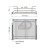 Cassetto estraibile portapentole alto con distanziali Inoxa Gold 1202DY 90x50cm