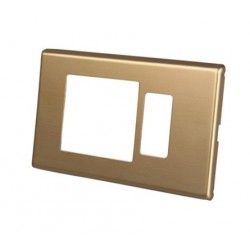Placca a 2 fori (per modulo normale e presa standa