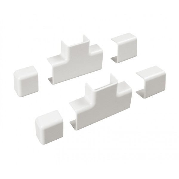 Kit accessori n.2 per canale &quot;30x15mm&quot; formato da