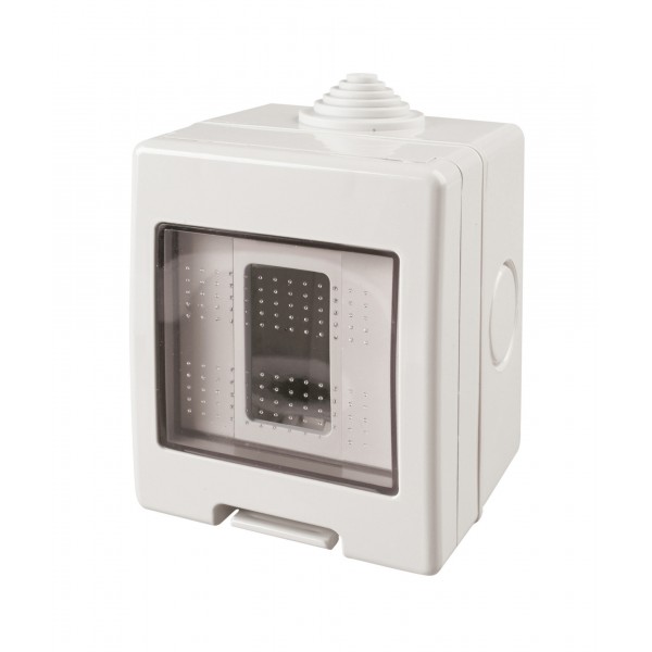 Contenitore da parete a 1 foro, ip55, imq, ce - gr
