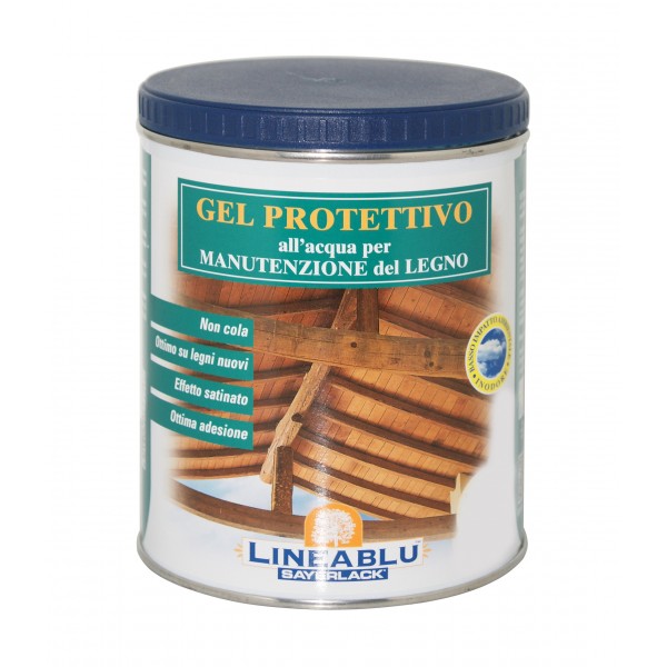 Impregnante gel noce effetto cera lt 0,750
