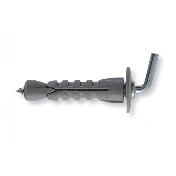 Sbn 9/8 k tassello d. 9 mm c/gancio corto (6 pz)