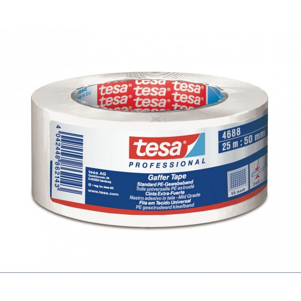 Nastro telato 4688 tesa bianco 25mx50mm