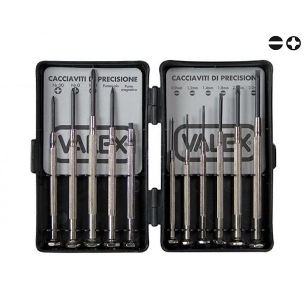Cacciaviti precis. tg 0,9-3 ph00-1 l 73-108(11pz)