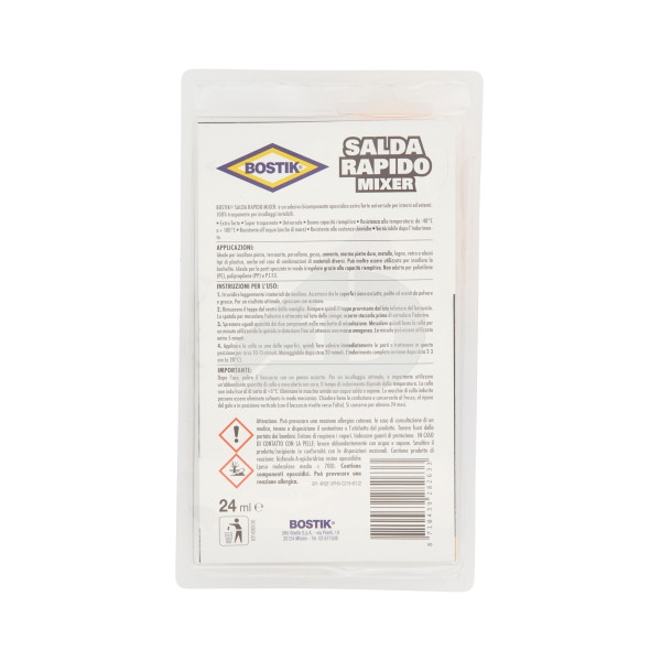 Colla bicomponente Bostik Saldarapido Mixer 24 ml D2365