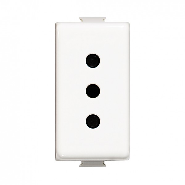 Fp matix - presa 2p+t 10a colore bianco