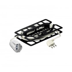 Prolunga 5m spina 2p+t presa schuko 10/16a bianco