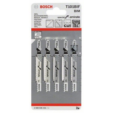 Set lame t 101 bif seghetti l. 83 laminati (3 pz)