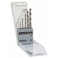 Set punte hss-g d. 2-6 mm att. 1/4&quot; metallo (5 pz)