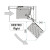 Sistema estraibile angolare basso con 4 cesti Inoxa Dynamic corner apertura destra