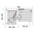 Sistema estraibile angolare basso con 4 cesti Inoxa Dynamic corner apertura destra