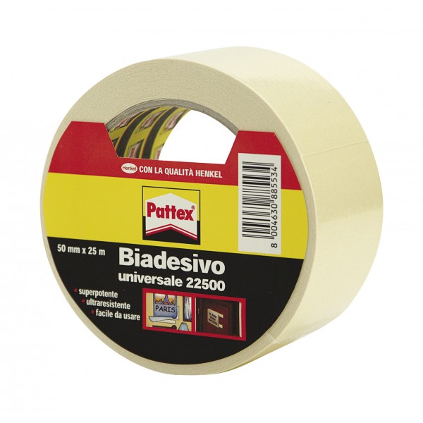 Pattex 22500 - biadesivo universale 50mmx25m