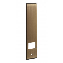 Copriavvolgitore 53x240mm ottone bronzato graf.