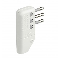 Spina corner squadra 2p+t 16a colore bianco