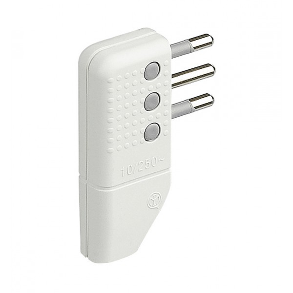 Spina corner squadra 2p+t 16a colore bianco