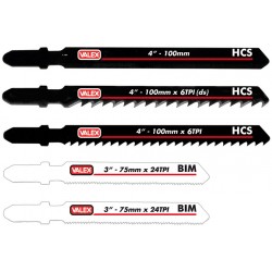 Set lame 75-100 mm taglio legno-plastica (5 pz)
