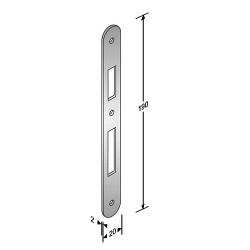 Incontro s/200 cromo rev. 20x190x2mm