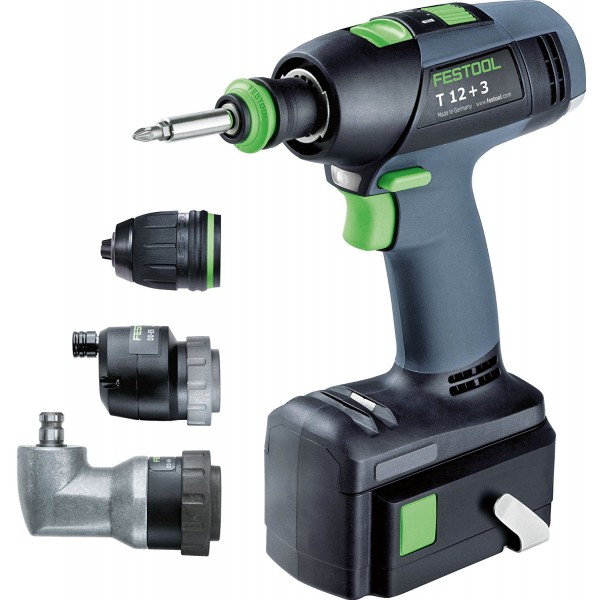 Trapano avvitatore Festool T12+3 Li 2,6 con accessori e valigetta