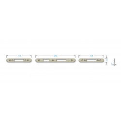 Set controp. serr.multipunto nero antracite (3 pz)