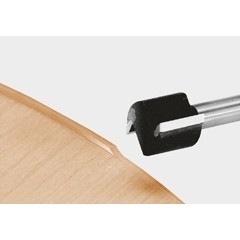 Fresa per copiare z2 d=19 s=8 l=16/46 mm