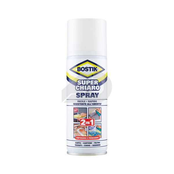 Colla a contatto Superchiaro spray Bostik 200 ml D2230