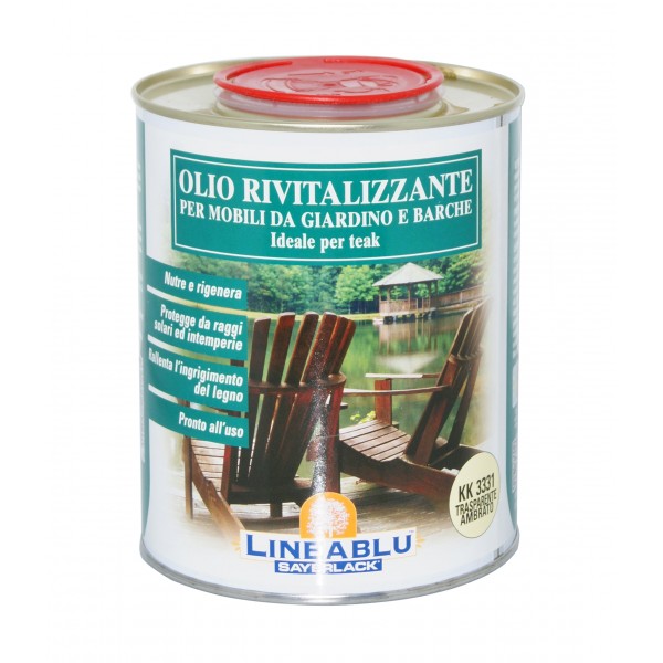 Olio per teak ambrato trasparente lt 2,5