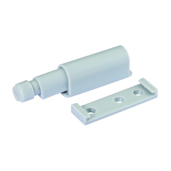 Cric. a scatto piccolo grigio c/paracolpo reg.