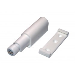 Cric. a scatto piccolo bianco c/magnete